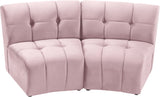 Limitless Modular Sectional Loveseat with Upscale Tufting and Contemporary Design for Ultimate Comfort