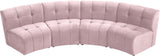 Limitless 4-Piece Modular Sectional - Contemporary Comfort with Soft Upholstery & Stylish Tufting