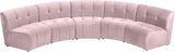 Limitless 5pc Modular Sectional - Luxurious Velvet Upholstery with Contemporary Design & Comfort