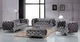 Mercer Elegant Contemporary Velvet Chair with Plush Comfort, Chrome Legs, and Modern Design