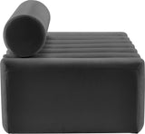 Melody Contemporary Loveseat - Chic Velvet Upholstered Seating with Deep Channel Tufting Design