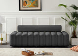Melody Contemporary Sofa with Deep Channel Tufting - Chic Velvet Design for Modern Spaces