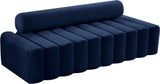Melody Contemporary Sofa with Deep Channel Tufting - Chic Velvet Design for Modern Spaces