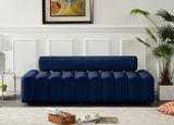 Melody Contemporary Sofa with Deep Channel Tufting - Chic Velvet Design for Modern Spaces