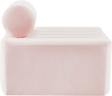 Melody Elegant Velvet Contemporary Chair with Deep Channel Tufting for Chic Modern Living Spaces