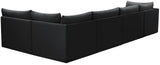 Jacob Modular Sectional Sofa - Luxurious Velvet, Deep Channel Tufting, Customizable Contemporary Design