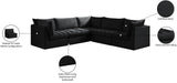 Jacob Modular Sectional Sofa - Luxurious Velvet, Deep Channel Tufting, Customizable Contemporary Design