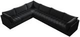 Jacob Modular Sectional Sofa - Luxurious Velvet, Deep Channel Tufting, Customizable Contemporary Design