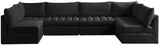 Jacob Modular Sectional Sofa - Luxurious Velvet, Deep Channel Tufting, Customizable Contemporary Design