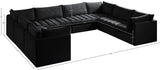 Jacob Modular Sectional Sofa - Luxurious Velvet, Deep Channel Tufting, Customizable Contemporary Design