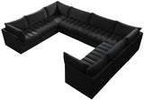 Jacob Modular Sectional Sofa - Luxurious Velvet, Deep Channel Tufting, Customizable Contemporary Design
