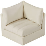 Jacob Modular Corner Chair - Luxurious Velvet Upholstery, Deep Channel Tufting, Contemporary Design
