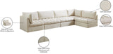 Jacob Velvet Modular Sectional Sofa - Luxurious Black Upholstery with Deep Channel Tufting Design
