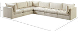 Jacob Velvet Modular Sectional Sofa - Luxurious Black Upholstery with Deep Channel Tufting Design