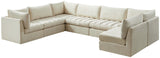 Jacob Velvet Modular Sectional Sofa - Luxurious Black Upholstery with Deep Channel Tufting Design