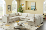 Jacob Velvet Modular Sectional Sofa - Luxurious Black Upholstery with Deep Channel Tufting Design