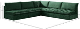 Jacob Velvet Modular Sectional Sofa - Luxurious Soft Black Upholstery with Contemporary Design