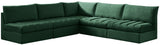 Jacob Velvet Modular Sectional Sofa - Luxurious Soft Black Upholstery with Contemporary Design