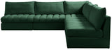 Jacob Velvet Modular Sectional Sofa - Luxurious Soft Black Upholstery with Contemporary Design
