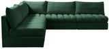 Jacob Velvet Modular Sectional Sofa - Luxurious Soft Black Upholstery with Contemporary Design