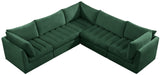 Jacob Velvet Modular Sectional Sofa - Luxurious Soft Black Upholstery with Contemporary Design
