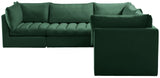 Jacob Velvet Modular Sectional Sofa - Luxurious Soft Black Upholstery with Contemporary Design