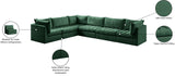 Jacob Velvet Modular Sectional Sofa - Luxurious Soft Black Upholstery with Contemporary Design