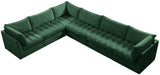 Jacob Velvet Modular Sectional Sofa - Luxurious Soft Black Upholstery with Contemporary Design