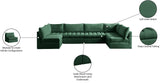 Jacob Velvet Modular Sectional Sofa - Luxurious Soft Black Upholstery with Contemporary Design