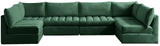 Jacob Velvet Modular Sectional Sofa - Luxurious Soft Black Upholstery with Contemporary Design