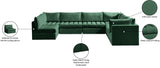 Jacob Velvet Modular Sectional Sofa - Luxurious Soft Black Upholstery with Contemporary Design