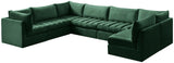 Jacob Velvet Modular Sectional Sofa - Luxurious Soft Black Upholstery with Contemporary Design