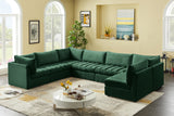 Jacob Velvet Modular Sectional Sofa - Luxurious Soft Black Upholstery with Contemporary Design