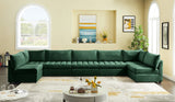Jacob Velvet Modular Sectional Sofa - Luxurious Soft Black Upholstery with Contemporary Design