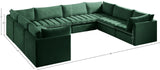Jacob Velvet Modular Sectional Sofa - Luxurious Soft Black Upholstery with Contemporary Design