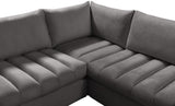 Jacob Velvet Modular Sectional - Luxurious Contemporary Seating with Endless Configuration Options