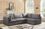 Jacob Velvet Modular Sectional - Luxurious Contemporary Seating with Endless Configuration Options