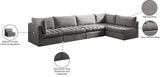 Jacob Velvet Modular Sectional - Luxurious Contemporary Seating with Endless Configuration Options