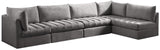 Jacob Velvet Modular Sectional - Luxurious Contemporary Seating with Endless Configuration Options