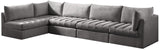Jacob Velvet Modular Sectional - Luxurious Contemporary Seating with Endless Configuration Options