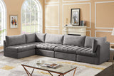 Jacob Velvet Modular Sectional - Luxurious Contemporary Seating with Endless Configuration Options