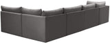Jacob Velvet Modular Sectional - Luxurious Contemporary Seating with Endless Configuration Options