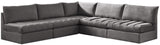 Jacob Velvet Modular Sectional - Luxurious Contemporary Seating with Endless Configuration Options