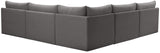 Jacob Velvet Modular Sectional - Luxurious Contemporary Seating with Endless Configuration Options