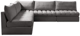 Jacob Velvet Modular Sectional - Luxurious Contemporary Seating with Endless Configuration Options