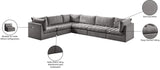 Jacob Velvet Modular Sectional - Luxurious Contemporary Seating with Endless Configuration Options