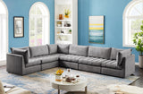 Jacob Velvet Modular Sectional - Luxurious Contemporary Seating with Endless Configuration Options