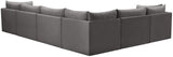 Jacob Velvet Modular Sectional - Luxurious Contemporary Seating with Endless Configuration Options