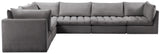 Jacob Velvet Modular Sectional - Luxurious Contemporary Seating with Endless Configuration Options