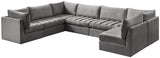 Jacob Velvet Modular Sectional - Luxurious Contemporary Seating with Endless Configuration Options